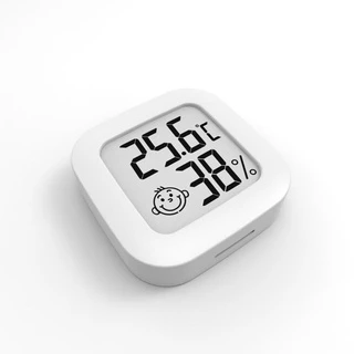 เทอร์โมมิเตอร์มินิ เครื่องวัดความชื้น hygrometer จอ LCD ขนาดเล็ก ดิจิตอล สำหรับ Home/Office/เรือนกระจก แม่นยำสูง