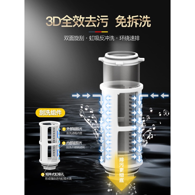 German Tap Water PreFilter Household Backwash Universal Large Flow