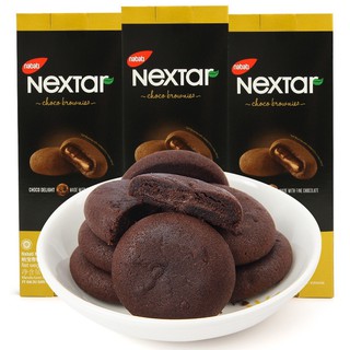 คุกกี้บราวนี่ (Nextar) คุกกี้ สอดไส้ช๊อคโกแลต 112g บราวนี่สุดอร่อย สินค้ามีพร้อมส่งในไทย อร่อยมากกกก