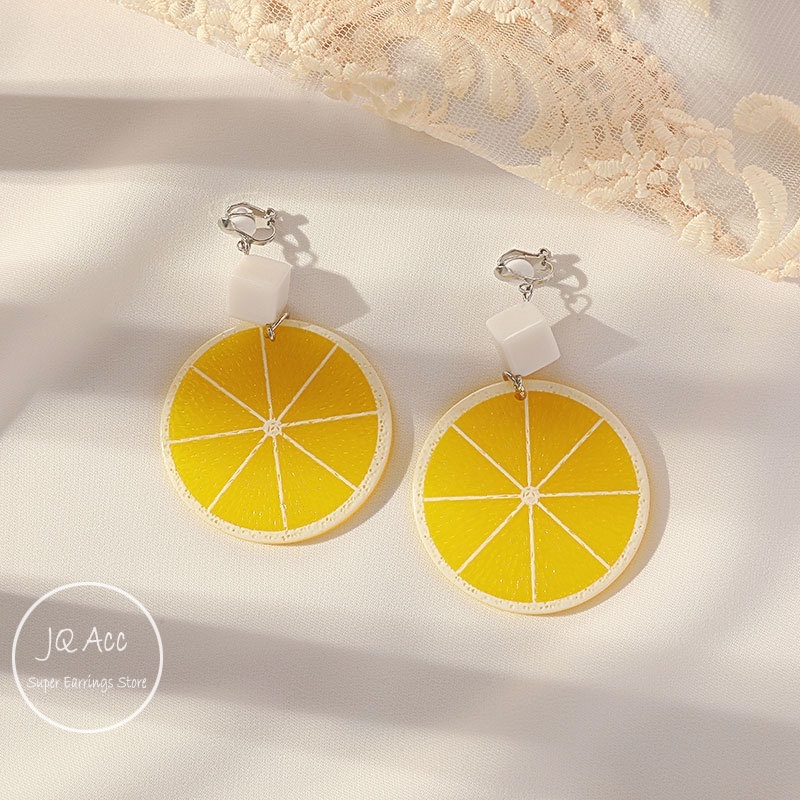 ชุดเครื่องประดับ ต่างหู แบบคลิปหนีบ ประดับพู่ แฟชั่นสําหรับผู้หญิง - รูปที่ 4