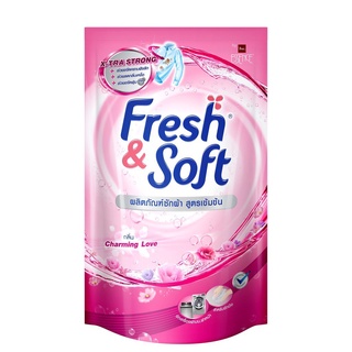 Fresh &amp; Soft น้ำยาซักผ้า X-TRA Strong กลิ่น Charming Love 600 มล. (8850002854703)