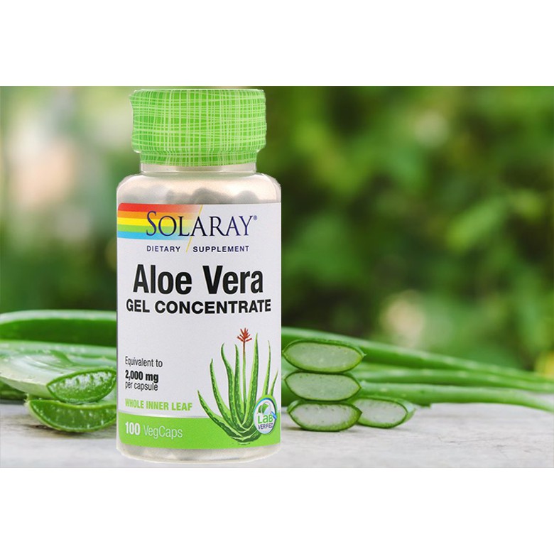 *พิเศษกดติดตามร้านลดเพิ่ม 50 บาท* Solaray, Aloe Vera Gel Concentrate