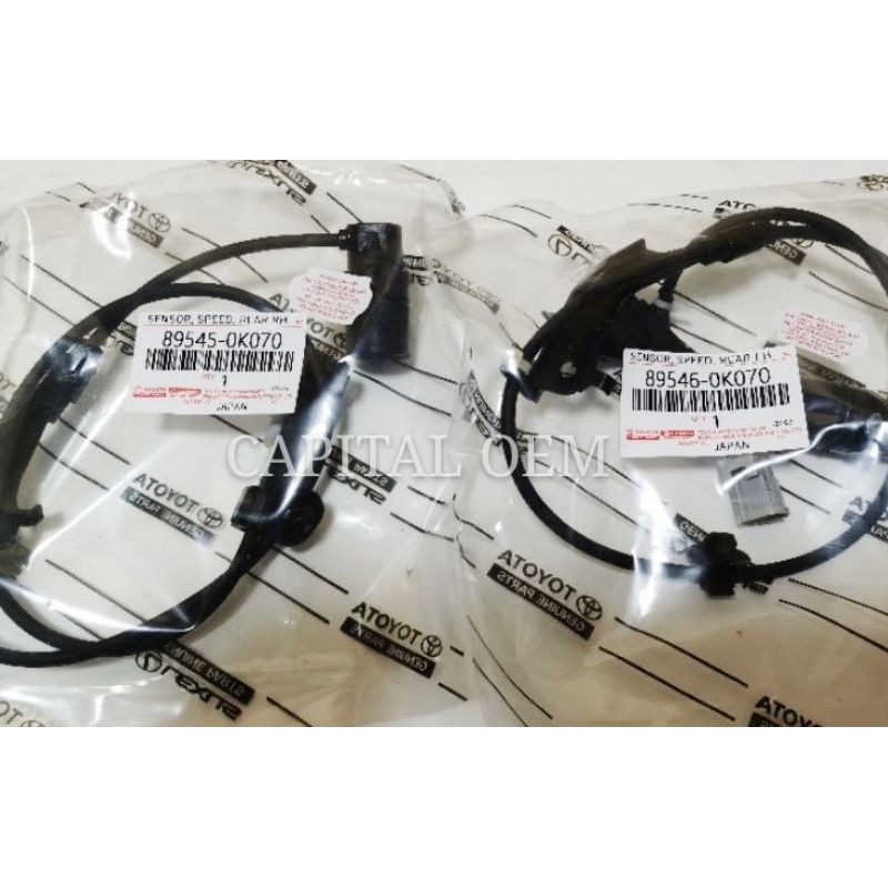 TOYOTA HILUX KUN25 KUN26 2011>2016 ด้านหน้าด้านหลังเซ็นเซอร์ ABS R/LH 89546-0K070 R/RH 89545-0K070