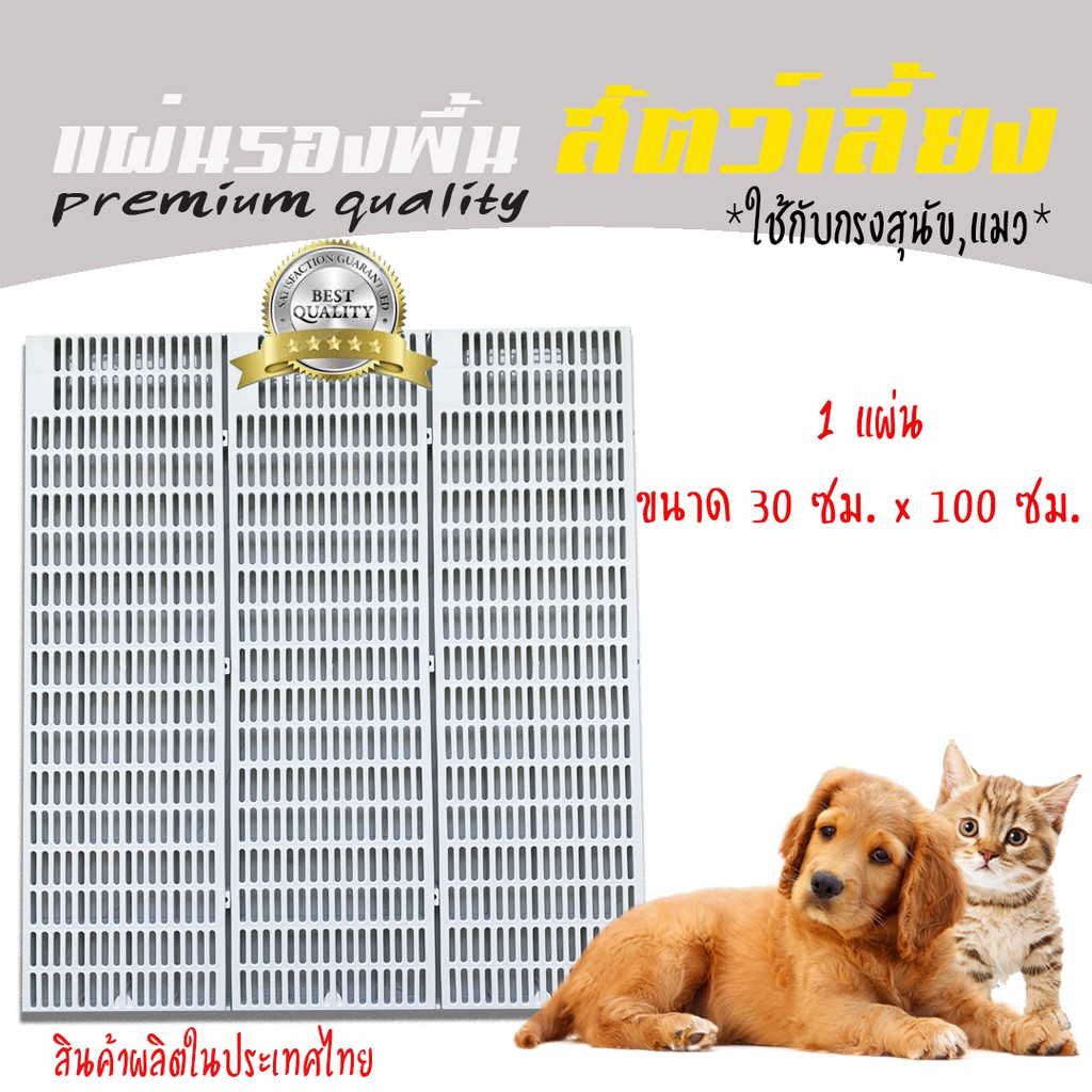 Lalamover (รุ่นเดิมแข็งแรงพิเศษ) แผ่นรองพื้นกรงสัตว์เลี้ยง ปูพื้นฟาร์ม 30x100x3.4cm มี4สี รูปที่ 4