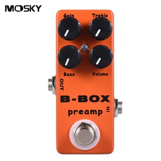 Mosky B-Box Overdrive บอร์ดเหยียบ สําหรับกีตาร์ไฟฟ้า เบส เอฟเฟคกีตาร์ อูคูเลเล่