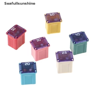 Seaf> ฟิวส์รถยนต์ ทรงสี่เหลี่ยม ขนาดเล็ก 58V 20A 25A 30A 40A 50A 60A