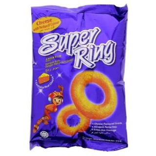 ขนมอบกรอบ Super ring cheese นำเข้าจากมาเลเซีย น้ำหนัก 60 กรัม