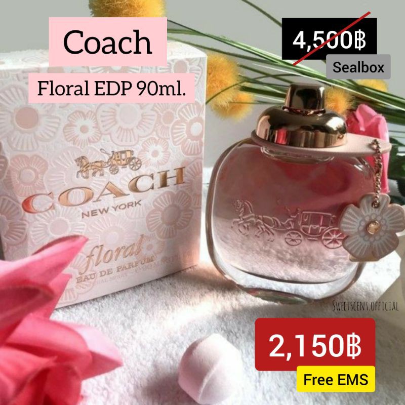 น้ำหอม Coach Floral EDP 90ml.[กล่องซีล]