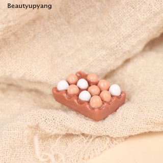 [Beautyupyang] โมเดลไข่จิ๋ว 1:12 สําหรับตกแต่งบ้านตุ๊กตา ห้องครัว 6 ชิ้น