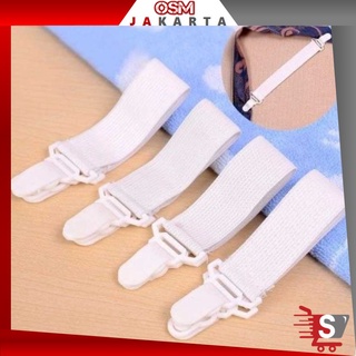 OSM JKT H593 (4 PCS) Tali Karet Strap Pengikat Pengait Pengencang Ujung Sprei Kasur Gripper