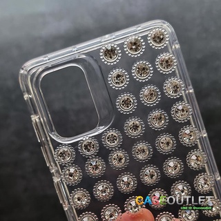 เคส Samsung A71 4g เคสใส ประดับ เพชร ฝังเพชร เม็ดใหญ่ สววย หรู ดูแพง