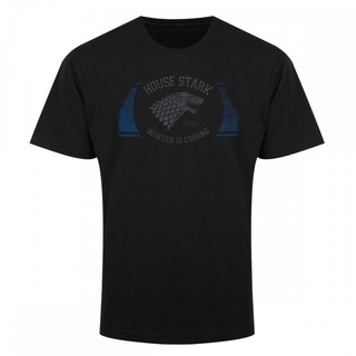 เสื้อยืดผ้าฝ้าย พิมพ์ลาย HOUSE STARK DIREWOLF WINTER IS COMING NWT FBddji67LDadnl42