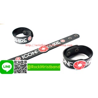 ICON FOR HIRE ขายริสแบนด์  IHE254NA Wristband สายรัดข้อมือวงร็อค