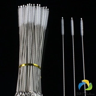 UBT แปรงล้างหลอดดูด จุกนม ขนไนล่อน ไม่ทำให้เป็นรอย Stainless steel soft straw straw brush