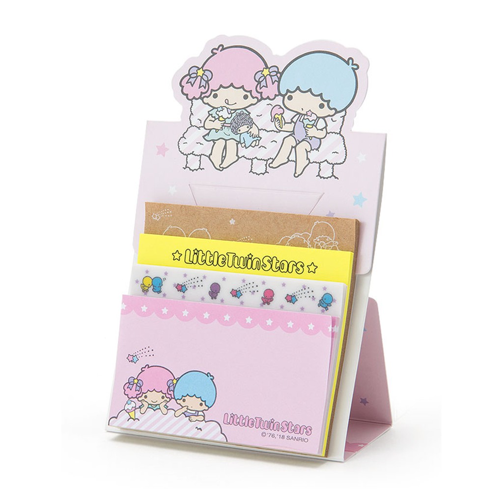 SANRIO  กระดาษโน้ตกาว Little Twin Stars 4-Design Little Twin Stars แท้
