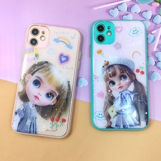 พร้อมส่ง!! i6+/i7+/i11เคสขอบนิ่มใส TPU พิมพ์ลายกันรอยกล้อง เคลือบเจลกากเพชร เคสมือถือแฟชั่น