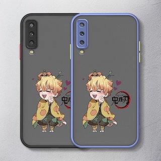 เคสโทรศัพท์มือถือ กันกระแทก ลายการ์ตูน Demon Slayer น่ารัก สําหรับ Samsung Galaxy A22 A7 A5 A3 2016 2018 5G 4G For Soft Case Phone Casing Camera Lens Protector Full Cover simple Silicone Cases mobile covers