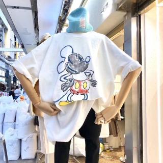 Fulllove TSHIRT ใหม่ เสื้อยืดสกรีน เสื้อยืดสไตล์เกาหลี Micky มี3สี รุ่น008#