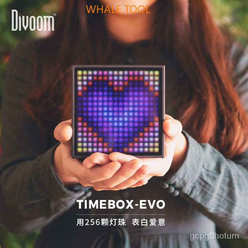 Divoom Timebox Evo Pixel Bluetooth Speaker Lantern Wireless Mini Portable Creative Alaclock