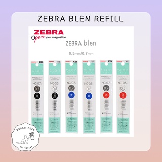 Zebra blen Refill 0.5 mm. / 0.7 mm. /// ไส้ปากกา ซีบร้า เบลน 0.5 มม. และ 0.7 มม. สำหรับระบบเดียว และ หลายระบบ