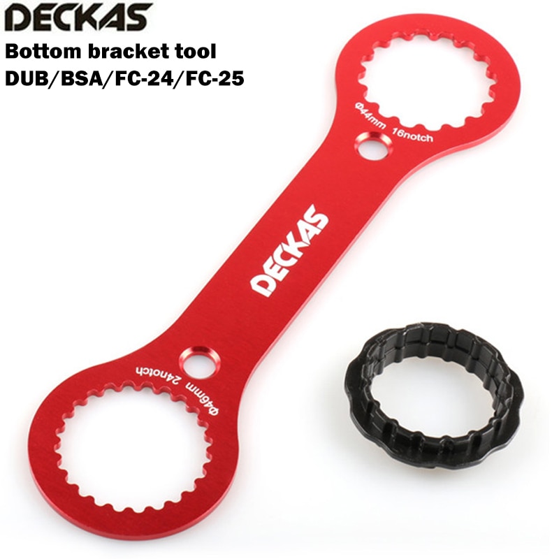 DECKS 4 in 1 ประแจยึดด้านล่างเครื่องมือจักรยาน BB ประแจซ่อมสําหรับ SRAM DUB BSA / FC-25 / FC-24 DUB-BSA เครื่องมือเครื่องมือซ่อมจักรยาน