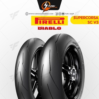 ยาง/ยางรถมอเตอร์ไซค์/ยางบิ๊กไบค์ PIRELLI DIABLO SUPERCORSA SC V3 NEW WSBK FLASH MOTO TIRE