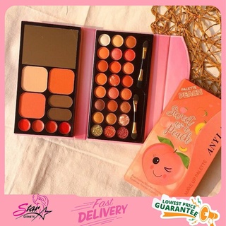 ANYLADY SWEET AS A PEACH MAKE UP PALETTE SET