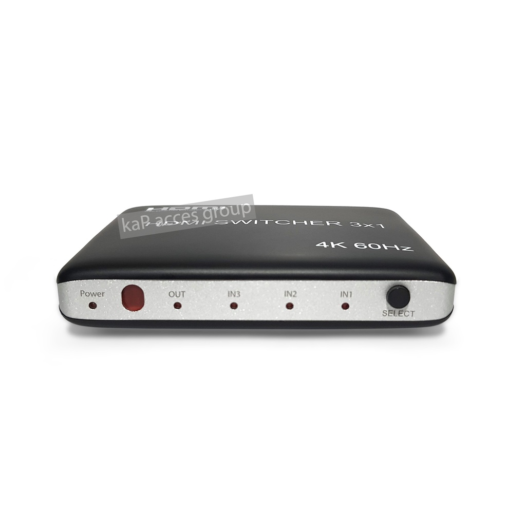 Switch 3x1 Converter 3 in 1 out 4K 60Hz HDMI 2.0 Switcher 4K 3D for PS3 PS4 DVD Computer PC to TV HD