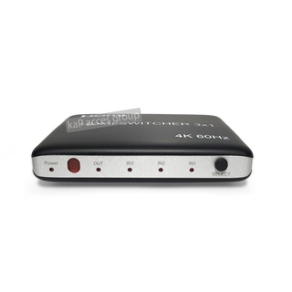 Switch 3x1 Converter 3 in 1 out 4K 60Hz HDMI 2.0 Switcher 4K 3D Full HD 1080P for PS3 PS4 DVD Computer PC to TV HDTV