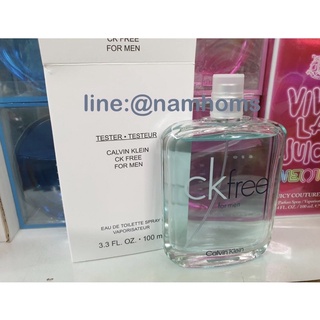 Ck free men edt  100ml tester