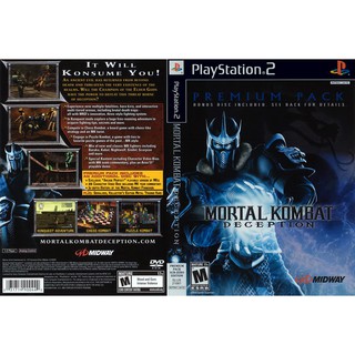 MORTAL KOMBAT DECEPTION (Premium Pack Sub-Zero Edition) [PS2 US : DVD5 2 Discs]