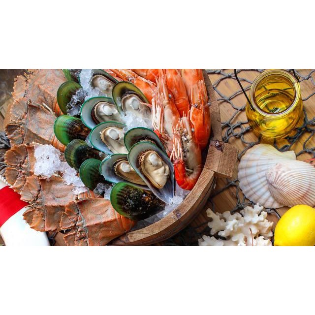 Voucher : Grande Seafood Dinner Buffet ที่ Orchid Café รร Sheraton Grande Sukhumvit สำหรับ 2 ท่าน