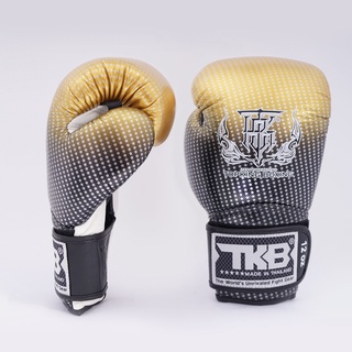 นวมชกมวย TOP KING Boxing Gloves Super Star GOLD ลายดาว สีทอง