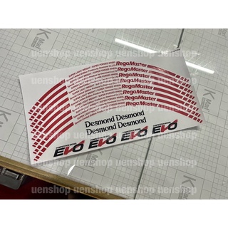 สติกเกอร์ ลาย sportrim EVO REGAMASTER DESMOND แบบเปลี่ยน สําหรับรถไฟ