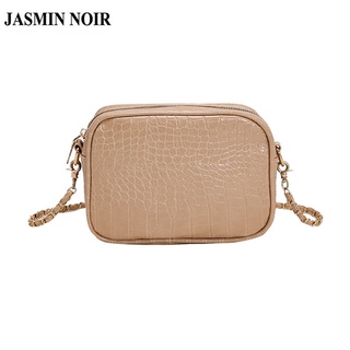 Jasmin NOIR กระเป๋าสะพายไหล่ ลายหนังจระเข้ พร้อมสายสะพาย สําหรับผู้หญิง