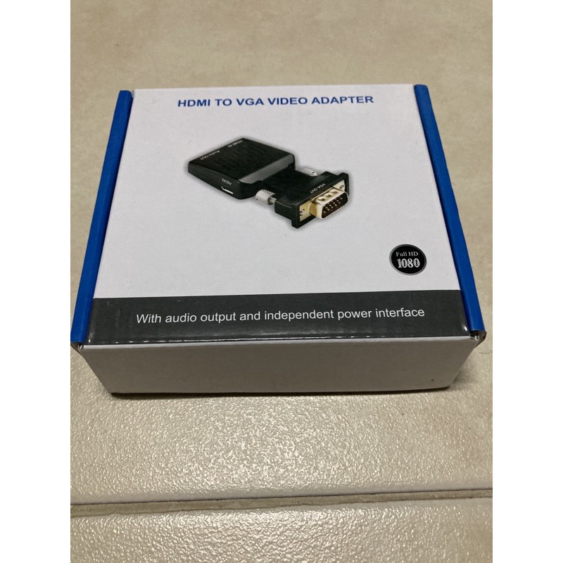 อุปกรณ์แปลงสัญญาณภาพ HDMI เป็น VGA HDMI to VGA Converter for PS4, Nintendo Switch
