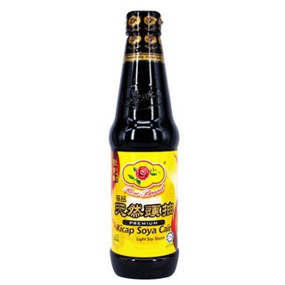 ซีอิ้วขาวตราดอกกุกลาบ Rose Brand  Light Soy Sauce  Premium Quality Kicap Soya Cair 恒利酱园极品天然頭抽 600ml Product of malaysia