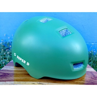 หมวกจักรยาน SUPER D รุ่น HELMET สีเขียว SIZE L