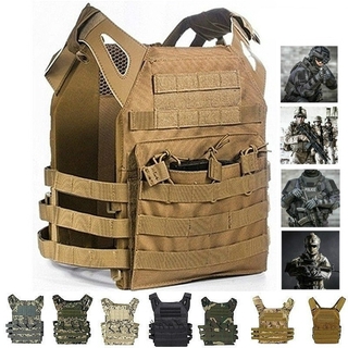CS Hunting Tactical Vest Military Molle Plate Carrier Magazine Airsoft Paintball เสื้อกั๊กทหาร molle cs