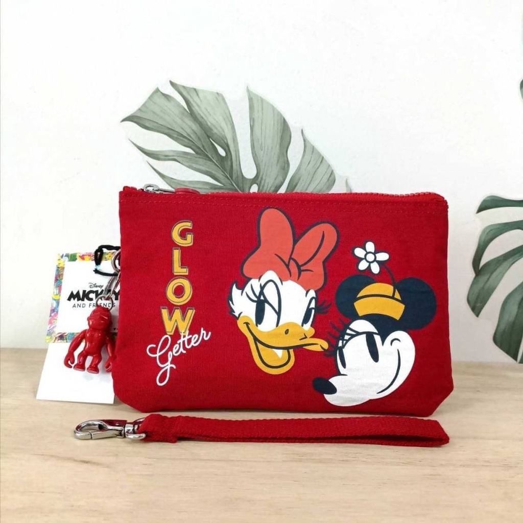 กระเป๋าสะพาย กระเป๋าถือ ใบเล็ก Kipling Creativity Disney's Mickey Mouse Extra Large Wristlet
