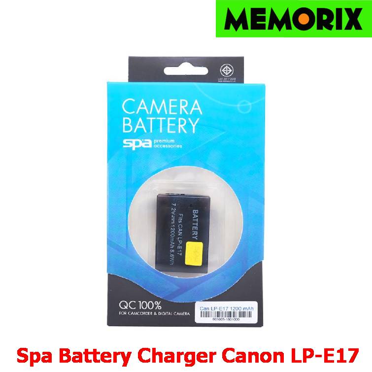 (ไม่สามารถใช้ร่วมกับแท่นชาร์จของแท้ได้) SPA Battery For Canon LP-E17 Camera Battery แบตเตอรี่กล้อง