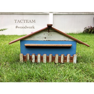 บ้านตู้จดหมาย งาน Mini-Furniture ไม้เนื้อแข็ง+ทำสี Rustic ผลิตและจัดจำหน่ายโดย... TACTEAM ‪#woodwork