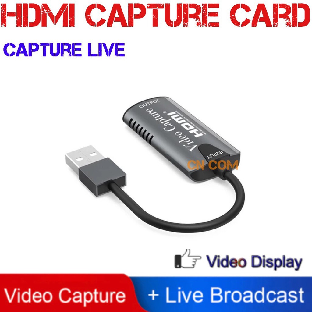 4K Video Capture Card USB 2.0 HDMI Video Grabberบันทึกกล่องสำหรับPS4เกมDVDกล้องวิดีโอกล้องสดสตรีมมิ่ง