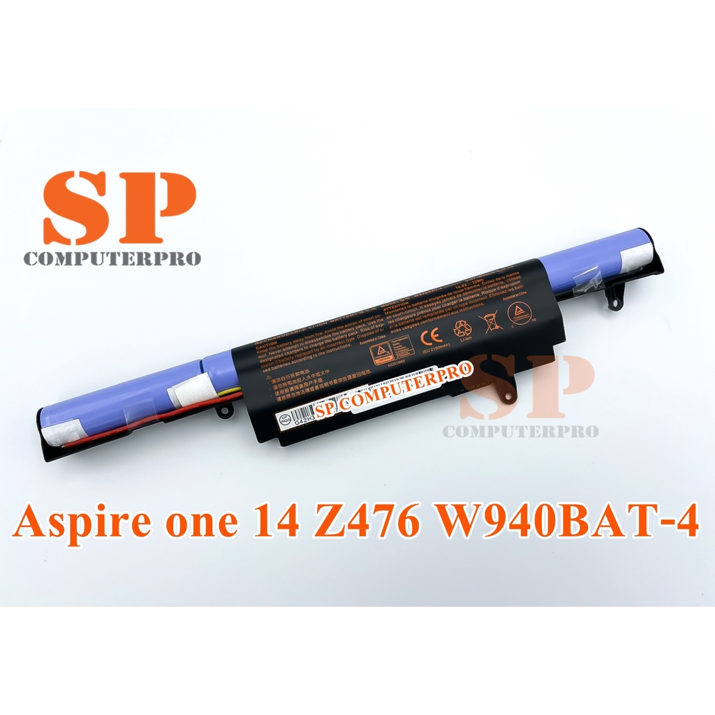 ACER Battery แบตเตอรี่ของแท้ ACER Aspire one 14 Z476 W940BAT-4