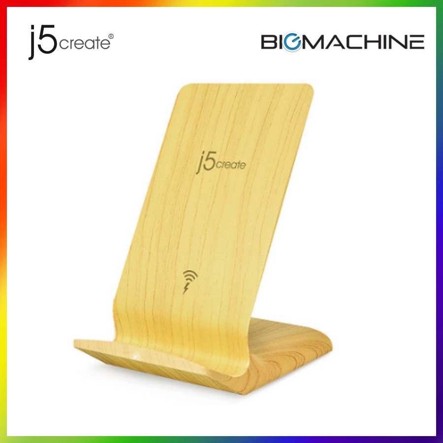 J5create 10W 2-Coil Wireless Fast Charger (JUPW1102W)