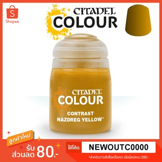 [Contrast] Nazdreg Yellow - Citadel Colour สีอะคริลิคสูตรน้ำ ไร้กลิ่น ไร้สารพิษ