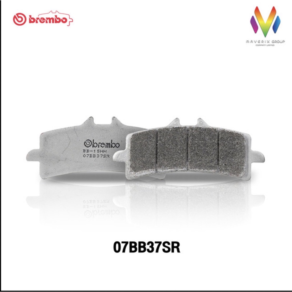 ผ้าเบรค หน้า Brembo ตัวใหม่ล่าสุด เกรด SR 07BB37SR สำหรับปั้ม M4 M50 GP4 Cafe Stylema Ducati หลายรุ่