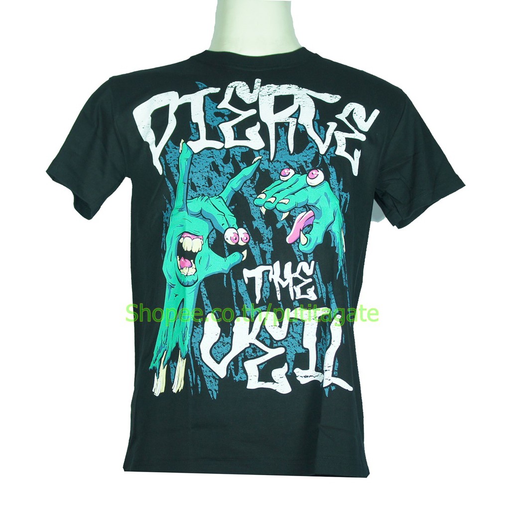 เสื้อวง Pierce The Veil ไซส์ยุโรป เพี๊ยชเดอะเวล PTA1366 ผ้ายืดวงดนตรีร็อค Rockyeah