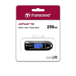 Transcend USB 3.1 Gen 1 Flash drive 256GB : USB Type-A : รับประกัน 5 ปี -มีใบกำกับภาษี-TS256GJF790K