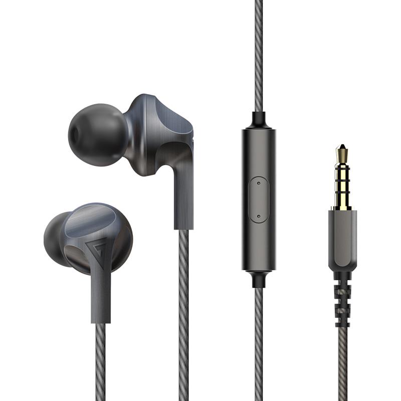 BangBangStore Auglamour F200 In-Ear Earphone 10MM Graphene Dynamic Driver HIFI DJ Metal Earphone Subwoofer Sports Headset With Mic